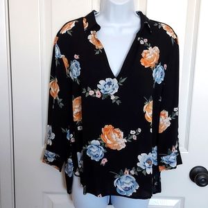 floral blouse